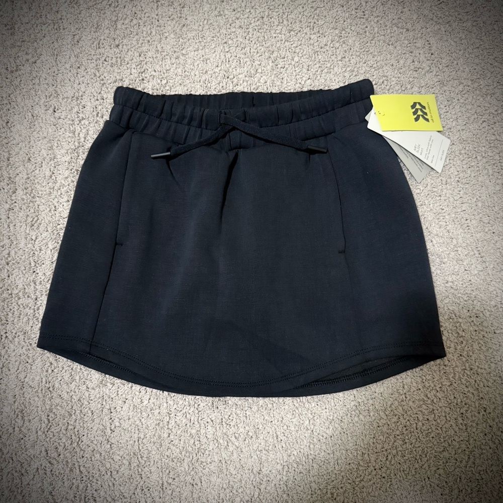 “All in Motion” Kids Black Skort